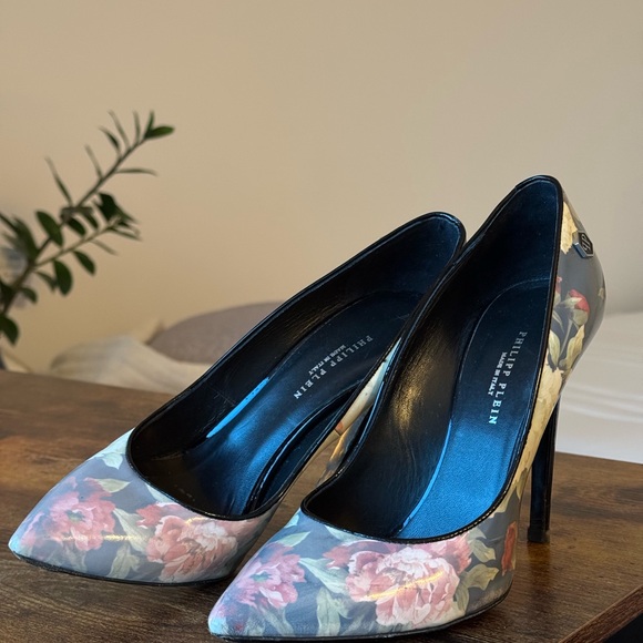 Philip Plein Floral High Heels - Picture 3 of 5